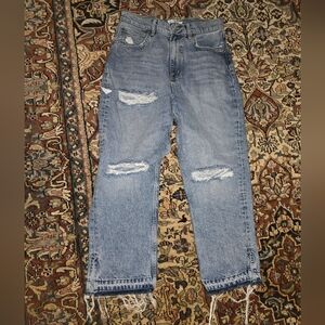 We The Free Blue Distressed Women's Jeans